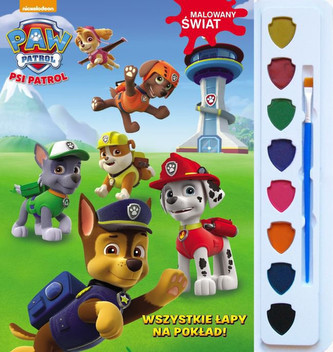 Psi Patrol. Wszystkie łapy na pokład! + farbki