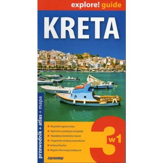 Kreta 3w1 Przewodnik + atlas + mapa