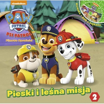 Psi Patrol. Pieski i leśna misja. Książka + płyta DVD z bajkami
