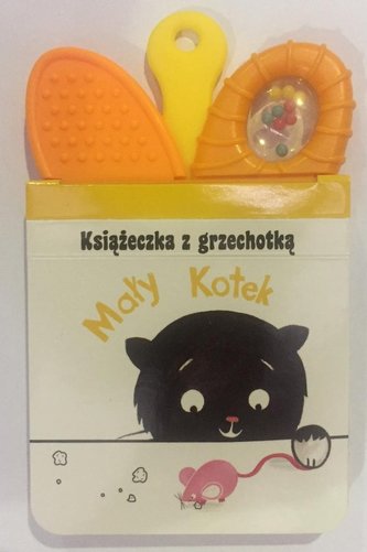 Książeczka z grzechotką. Mały kotek