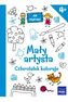 Mały artysta Czterolatek koloruje