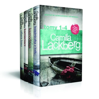 PAKIET CAMILLA LACKBERG TOM 1-4 KSIĘŻNICZKA Z LODU / KAZNODZIEJA / KAMIENIARZ / OFIARA LOSU WYD. 2