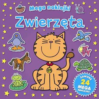 MEGA NAKLEJKI ZWIERZĘTA