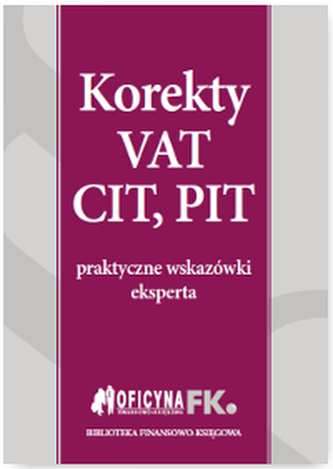 KOREKTY VAT CIT PIT
