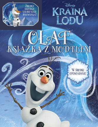 KRAINA LODU OLAF KSIĄŻKA Z MODELEM
