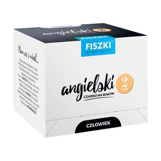 FISZKI ANGIELSKI CZARNO NA BIAŁYM CZŁOWIEK 2