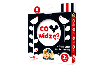 CZUCZU CO WIDZĘ KSIĄŻECZKA KONTRASTOWA DLA DZIECI W WIEKU 3 MIES