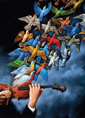 KALENDARZ 2018 MALARSTWO RAFAŁA OLBIŃSKIEGO A4