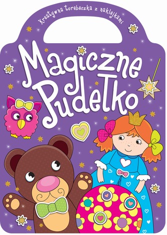 MAGICZNE PUDEŁKO KREATYWNA TOREBECZKA Z NAKLEJKAMI