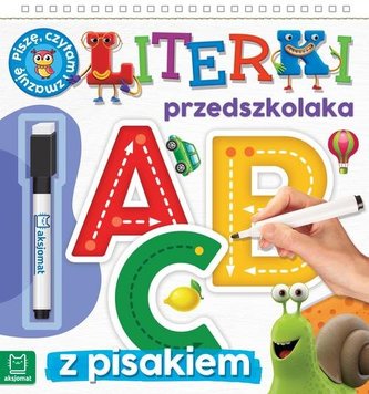 Literki przedszkolaka 5-6 lat. Seria z pisakiem. Piszę, czytam i zmazuję