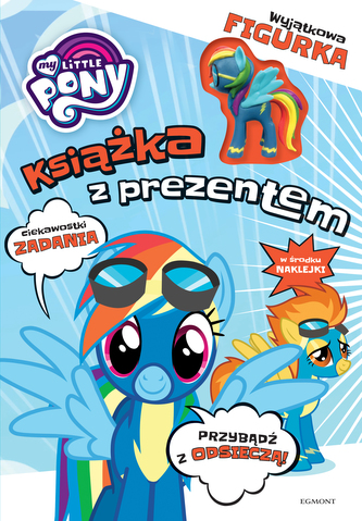 RAINBOW DASH MY LITTLE PONY KSIĄŻKA Z PREZENTEM
