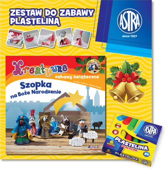 SZOPKA NA BOŻE NARODZENIE KREATYWNE ZABAWY ŚWIĄTECZNE + PLASTELINA