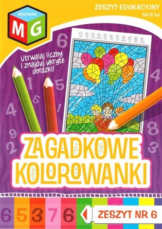 Zagadkowe kolorowanki nr 6