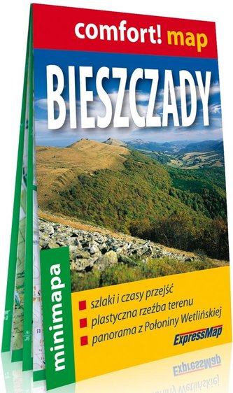 Comfort! map Bieszczady 1:200 000 minimapa