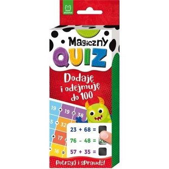 Magiczny quiz. Dodaję i odejmuję do 100