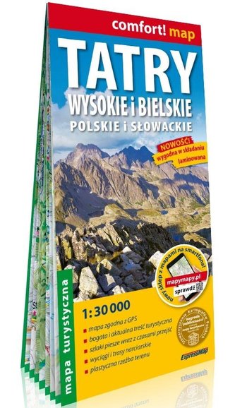 Comfort!map Tatry Wysokie i Bielskie wyd.2020