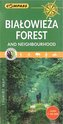 Mapa tur. - Puszcza Białowieska i okolice w.ang
