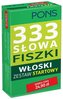333 Słowa Fiszki. Włoski Zestaw startowy PONS