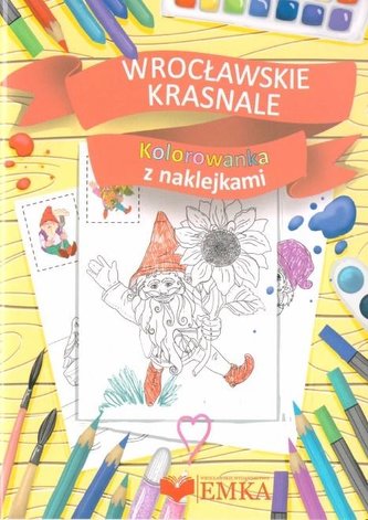 Kolorowanka z naklej. Wrocławskie Krasnale w.2019