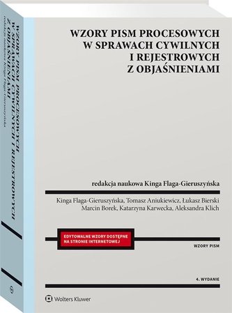 Wzory pism procesowych w sprawach cywilnych..