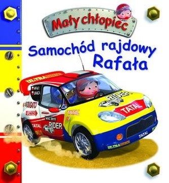 Mały chłopiec. Samochód rajdowy Rafała