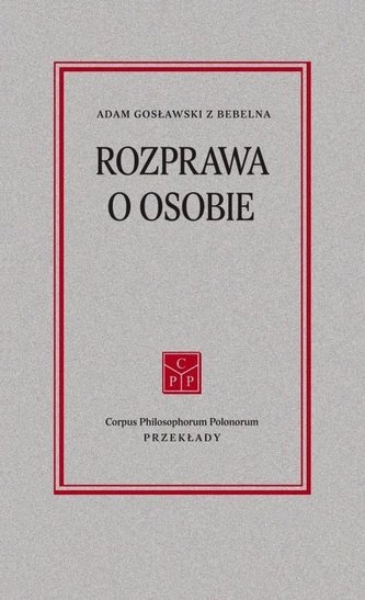 Rozprawa o osobie Rozprawa o osobie