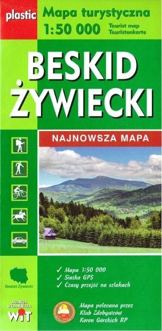 Mapa turystyczna - Beskid Żywiecki 1:50 000 WIT