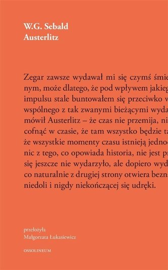 Sebald T.1 Austerlitz