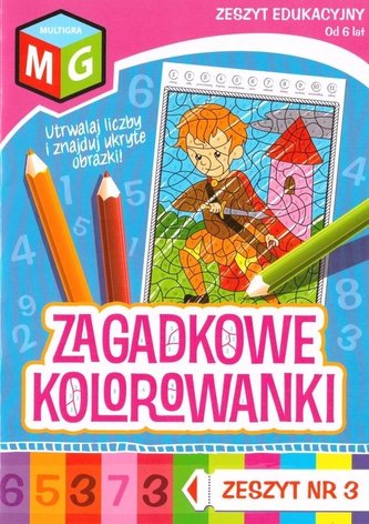 Zagadkowe Kolorowanki nr 3