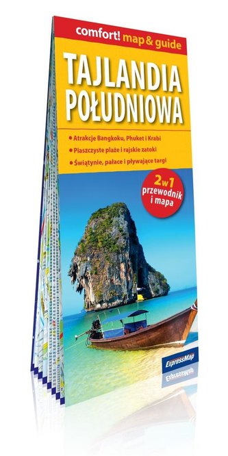 Comfort!map&guide Tajlandia południowa 2w1 w.2019