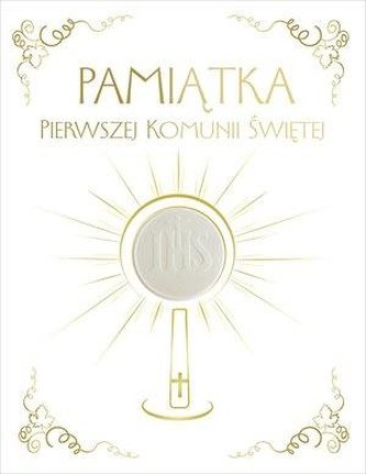 Pamiątka Pierwszej Komunii Świętej (Hostia)