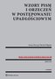 Wzory pism i orzeczeń w postępowaniu upadłościowym