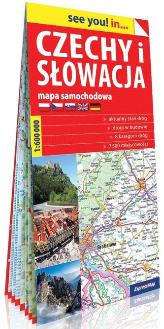 See you! in... Czechy i Słowacja 1:600 000 mapa