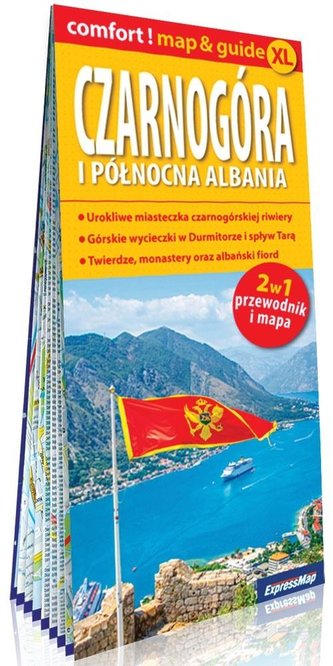 Comfort!map&guide XL Czarnogóra i pnł. Albania 2w1