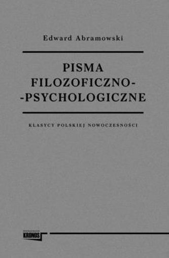 Pisma filozoficzno-psychologiczne Pisma filozoficzno-psychologiczne