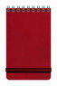 Notes Libertas - červený, čtverečkovaný 80x130