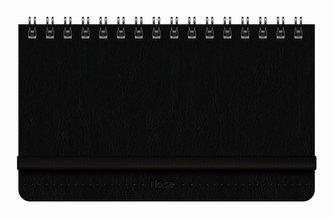 Notes Pluto - černý, linkovaný 150x90