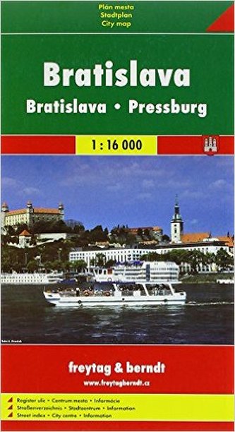 Bratislava mapa 1:16 000