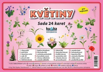 Kvety - Sada 24 kariet