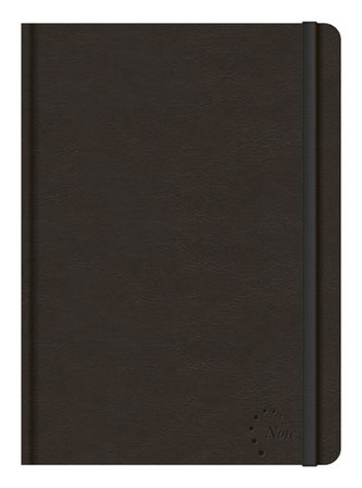 Notes Saturn černý - čtverečkovaný A5