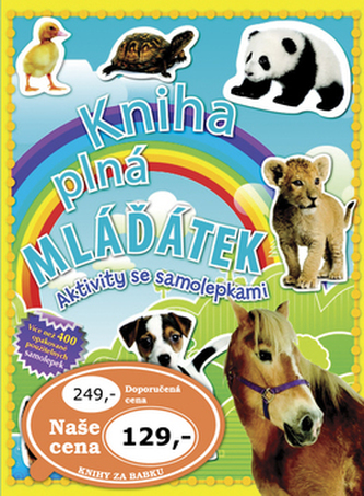 Kniha plná mláďátek - Aktivity se samolepkami