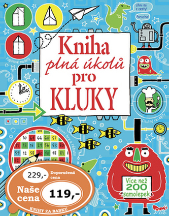Kniha plná úkolů pro kluky