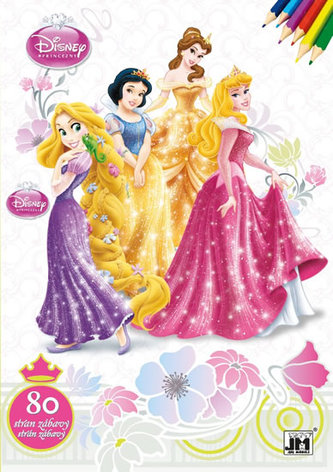 Princezny 2 omalovánka