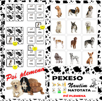 Pexeso Natotata Psí plemena