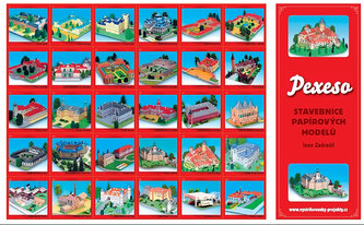 Pexeso Stavebnice papírových modelů