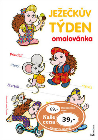 Ježečkův týden omalovánka