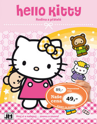 Hello Kitty-Rodina-Samolepková knížka