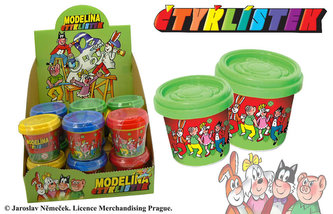 Modelína Čtyřlístek