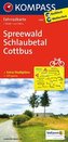 Kompass Fahrradkarte Spreewald, Schlaubetal, Cottbus