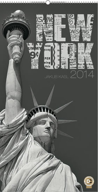 Kalendář 2014 - New York Jakub Kasl - nástěnný s prodlouženými zády
